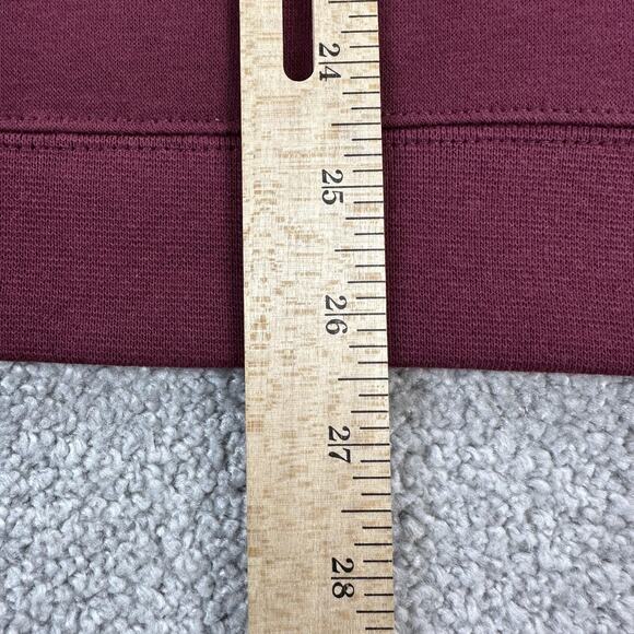 Virginia Tech Hokies Hoodie Mens Medium Maroon NCAA Football Nike Pullover VT - Picture 8 of 9